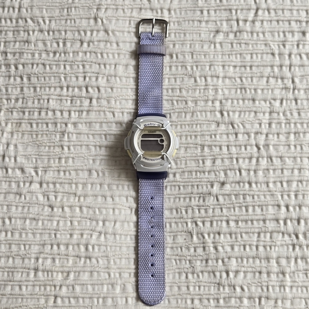 Casio Baby-G Iridescent White & Purple Watch